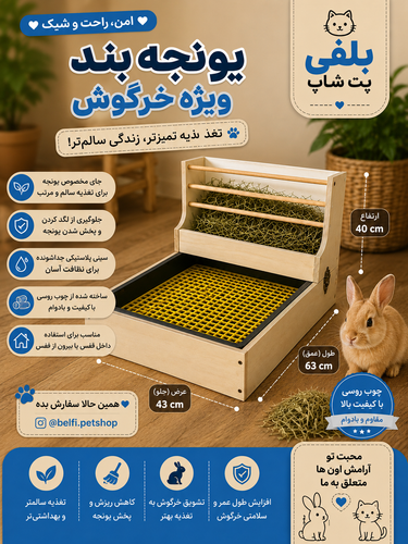 ظرف دستشویی خرگوش بلفی